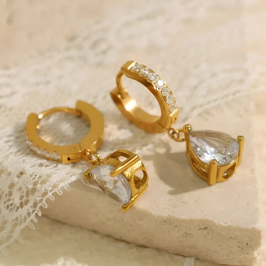 AURELIA CRYSTAL HOOPS