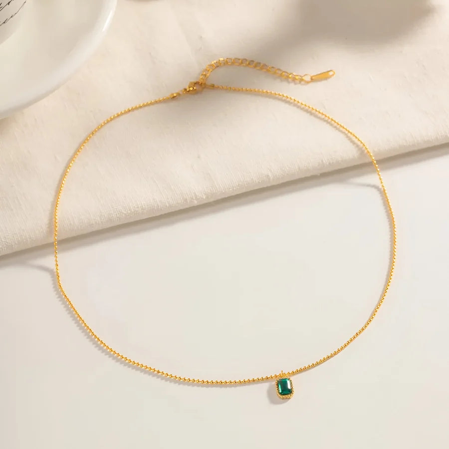 Emerald Glow Necklace
