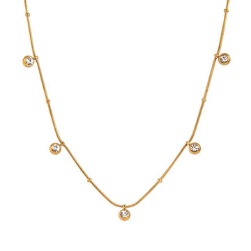 ROUND ZIRCON NECKLACE