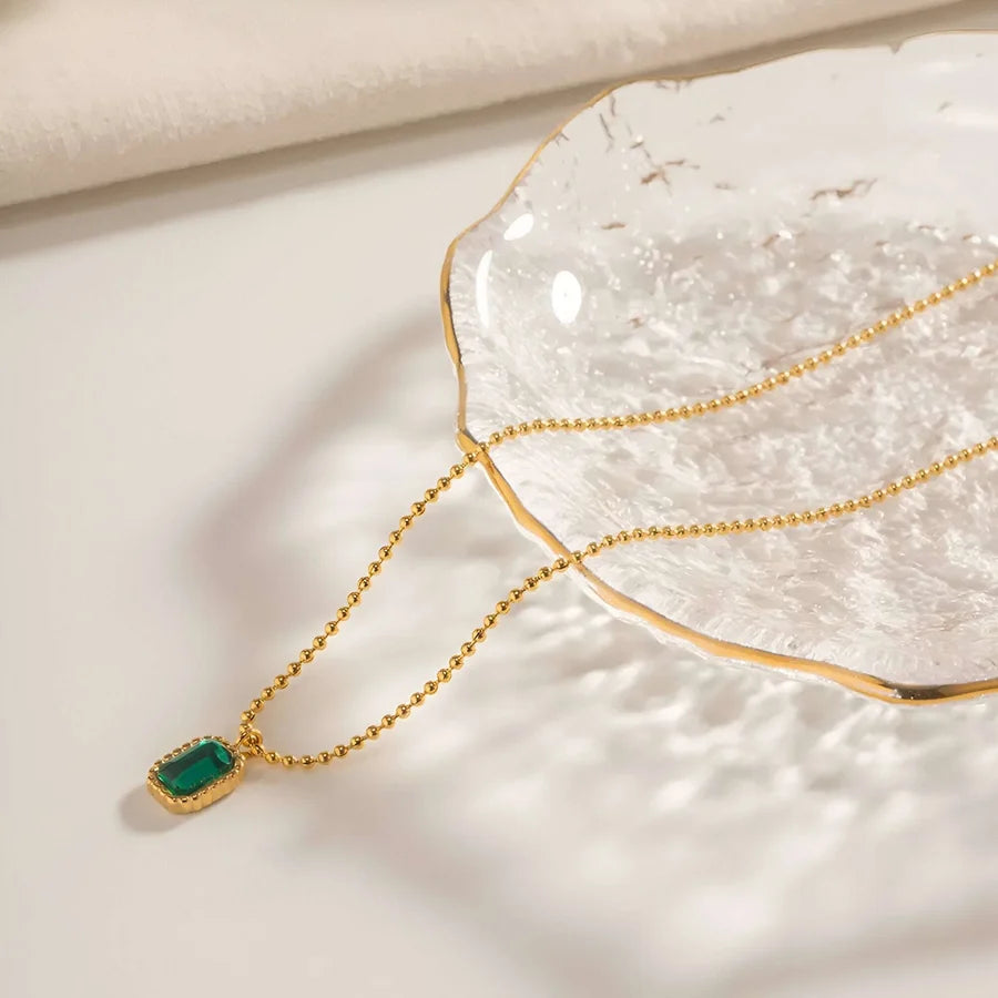 Emerald Glow Necklace