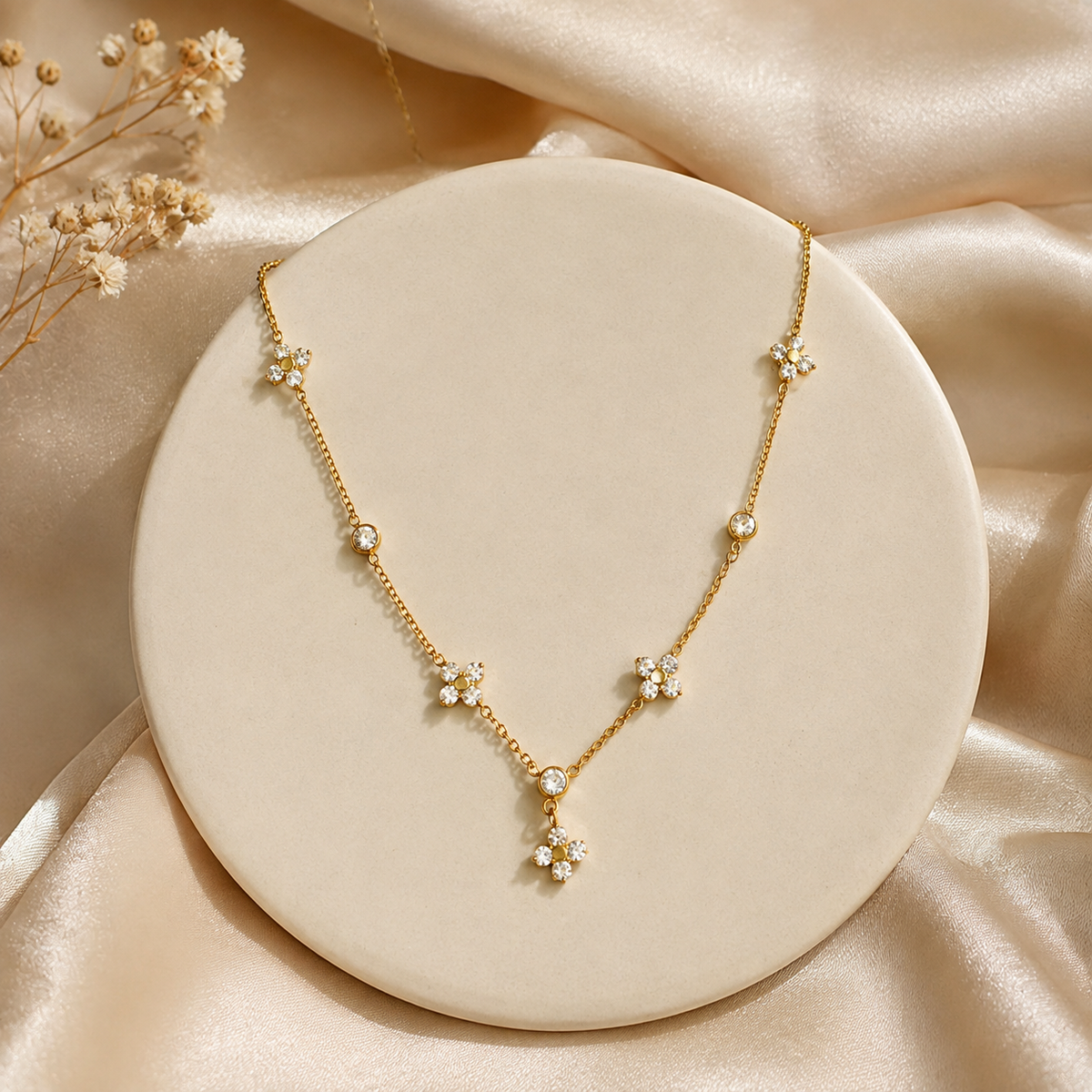 ROUND ZIRCON NECKLACE