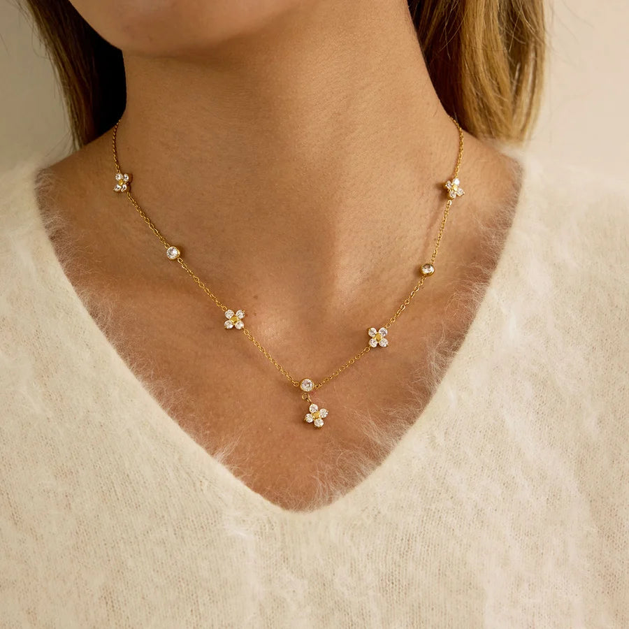 ROUND ZIRCON NECKLACE
